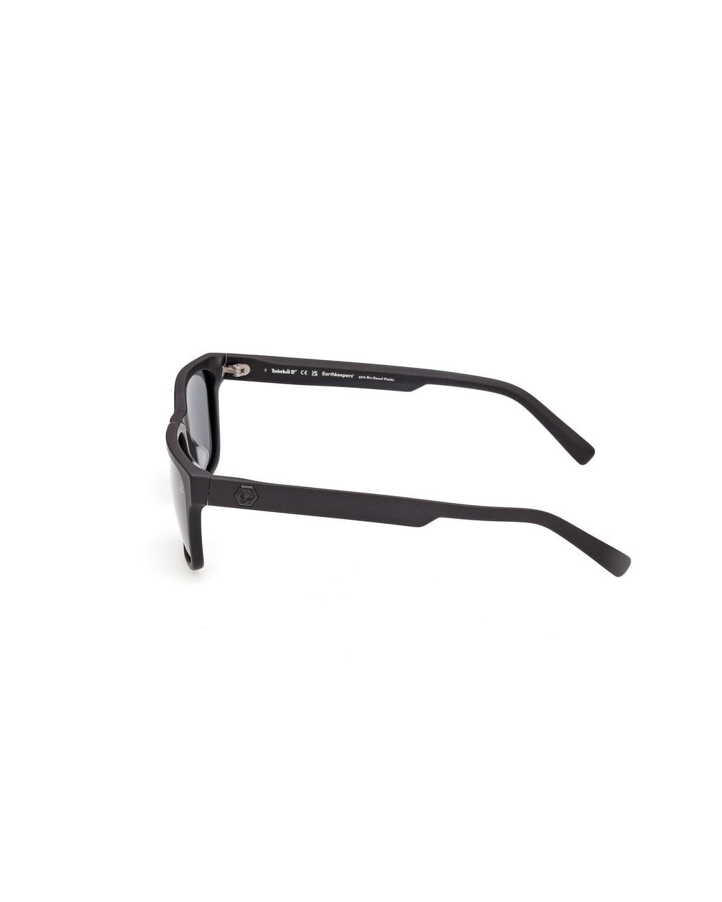 Timberland Black Tb00099 02D Sunglasses Acetate Smoke Squared Polarized for men