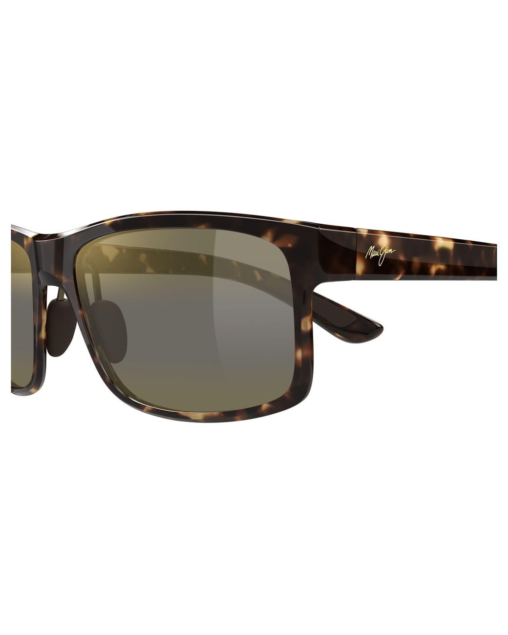 Maui Jim Black Mj0439S 015 Occhiali Da Sole Bio-Iniettato Bronzo Squadrata