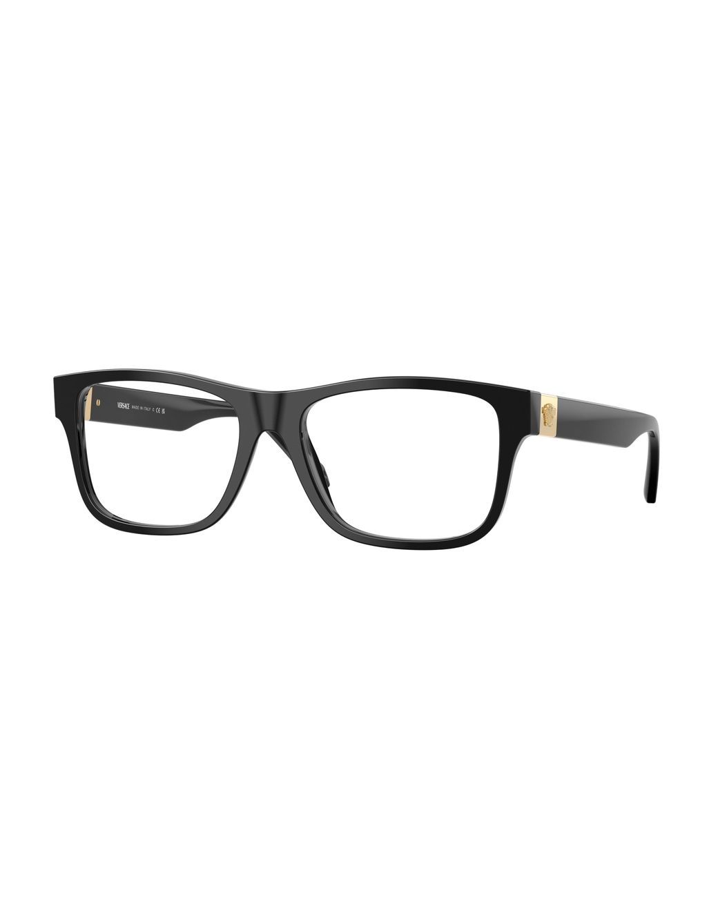 Versace Black Ve3380 Gb1 Optical Frames Acetate Squared Normal for men