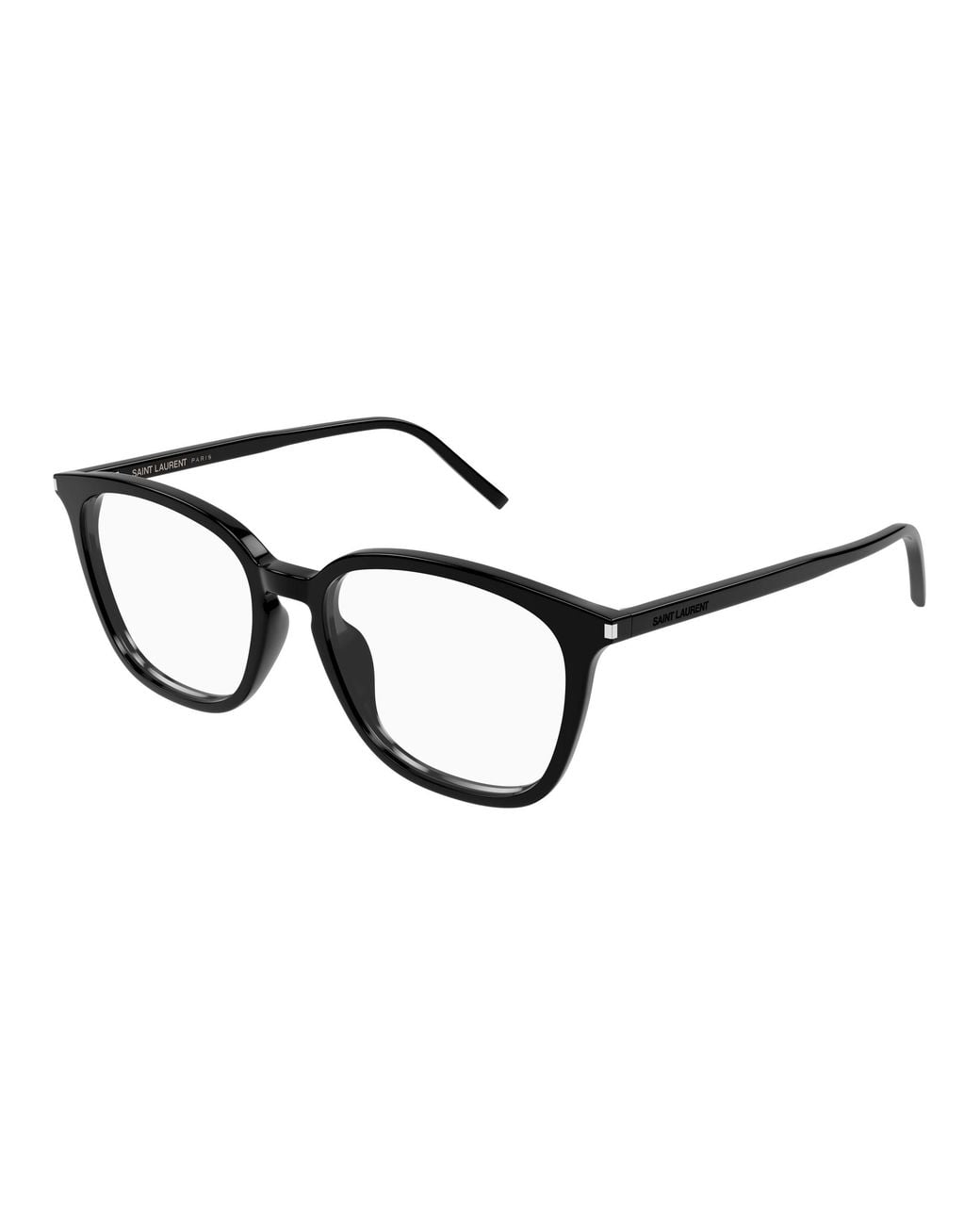 Saint Laurent Black Sl 783/F 001 Optical Frames Acetate Transparent Round