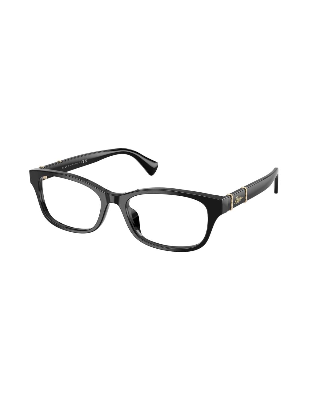 Ralph Lauren Black Ra7201U 5001 Optical Frames Acetate Transparent Squared Normal
