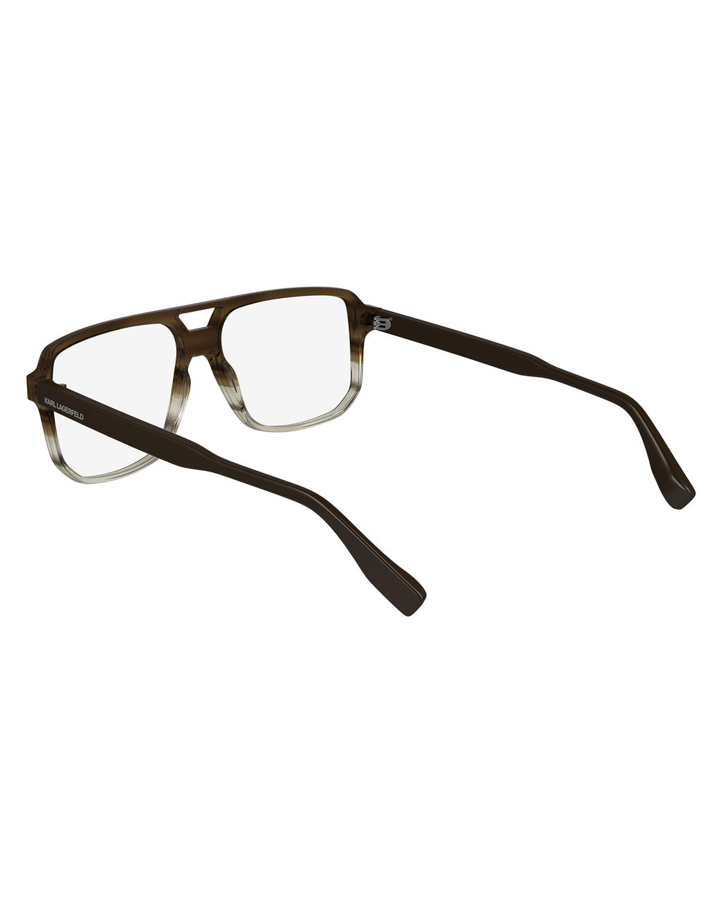 Karl Lagerfeld Black Kl6156 246 Optical Frames Acetate Pilot Normal Normal for men