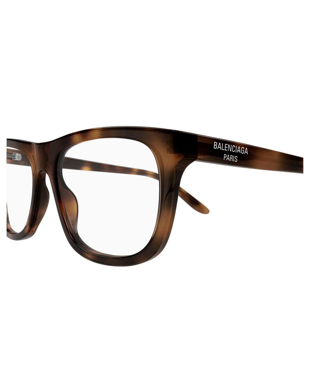Balenciaga Black Bb0498O 003 Optical Frames Acetate Transparent Squared for men