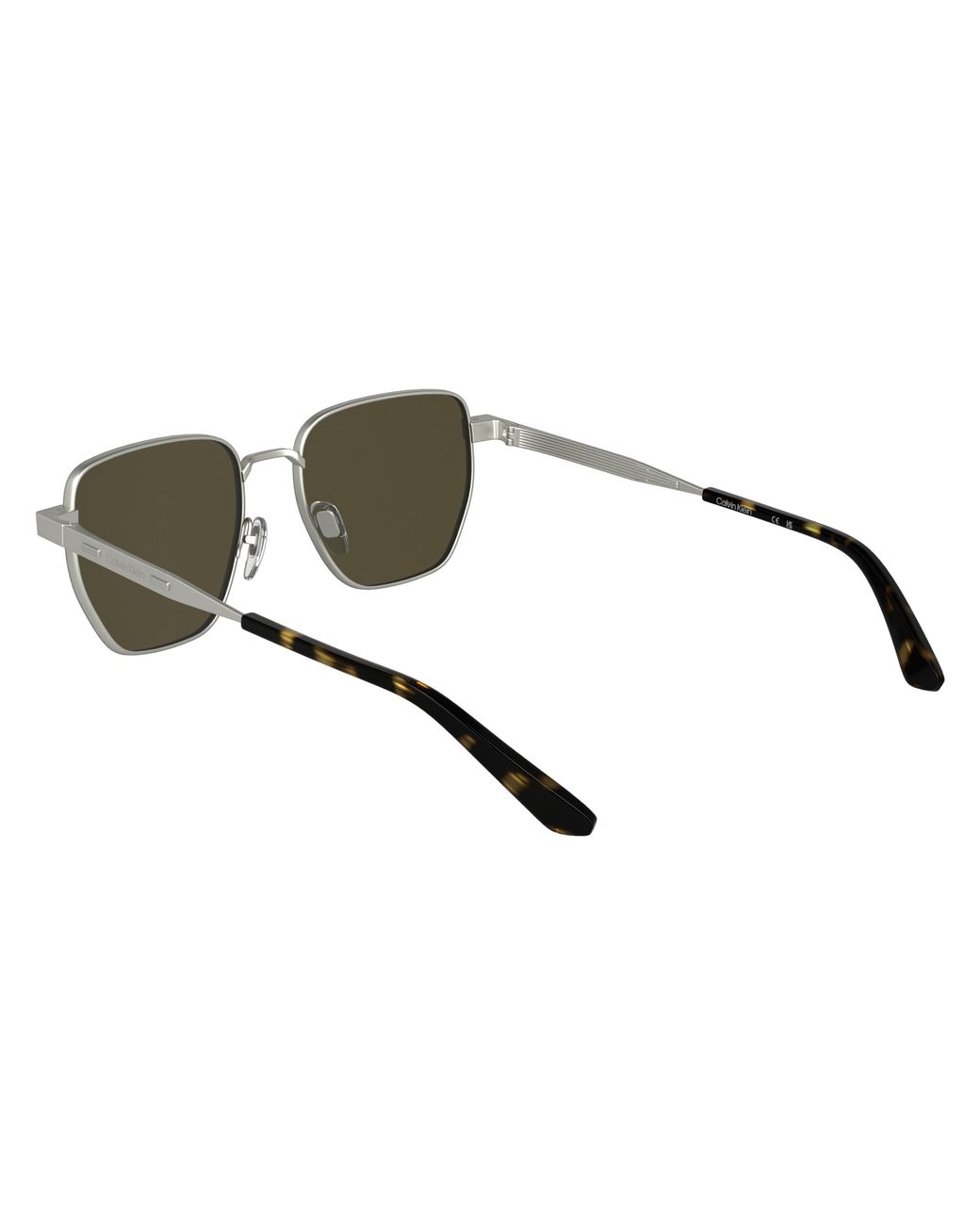 Calvin Klein Black Ck25100S 045 Sunglasses Metal Squared Normal
