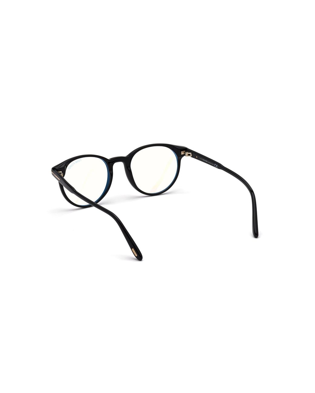Tom Ford Black Ft5695-B 056 Optical Frames Acetate Round Normal Anti Light for men