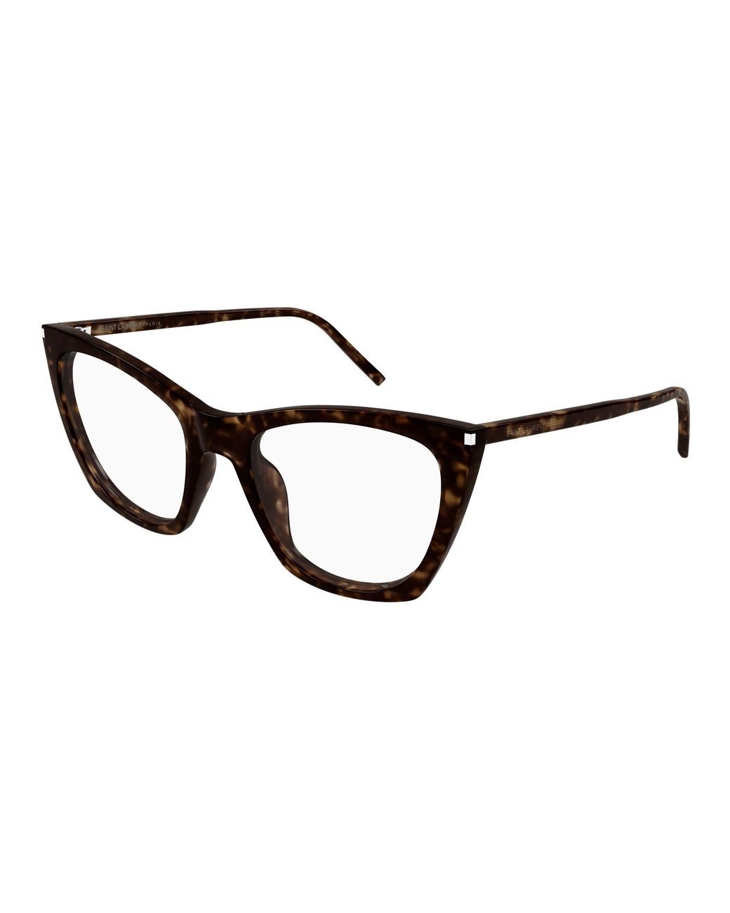 Saint Laurent Black Sl 214 Kate Thin Opt 002 Optical Frames Acetate Transparent Cat Eye