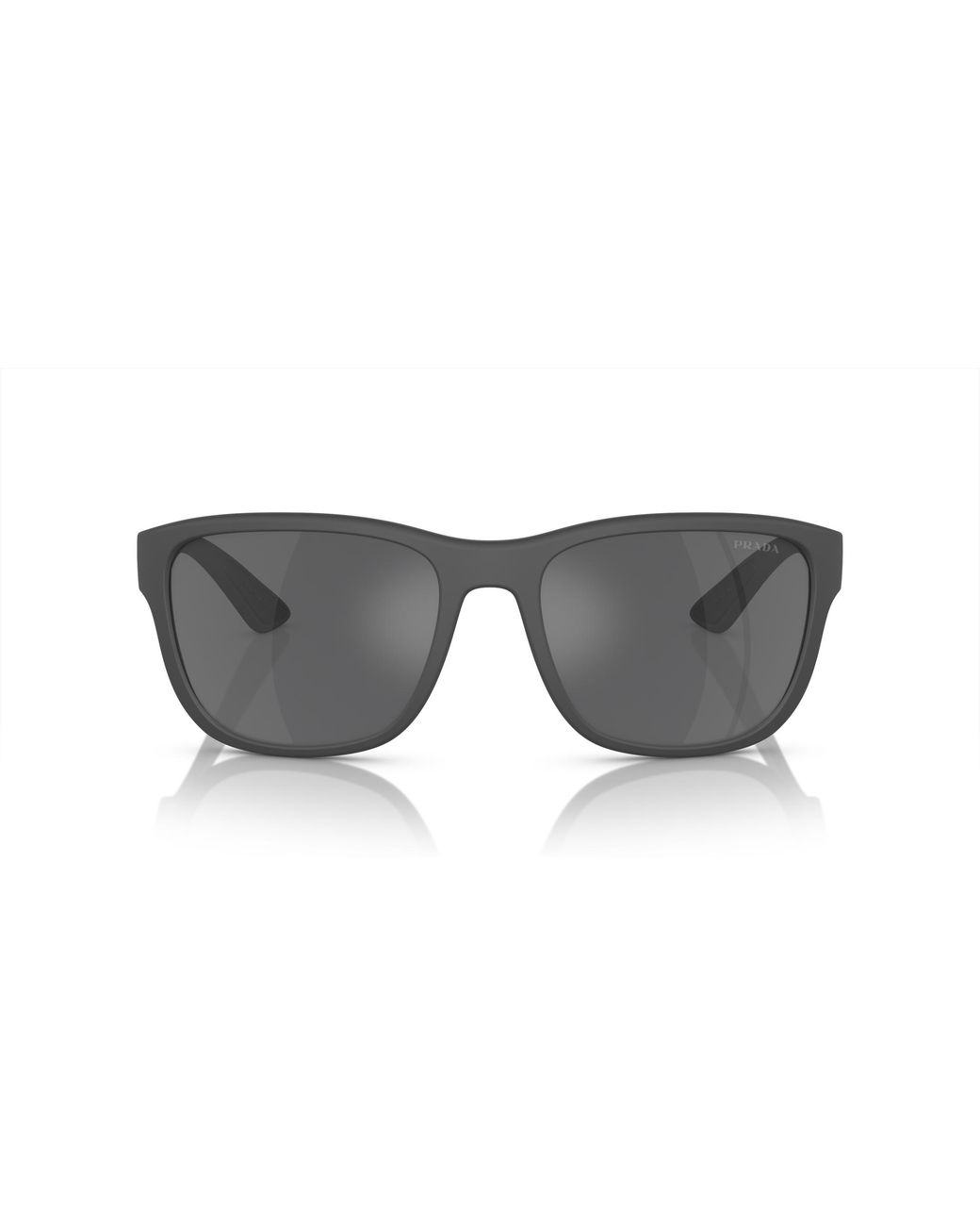 Prada Linea Rossa Black Ps 01Us Active Ufk5L0 Sunglasses Nylon Pillow Mirrored for men