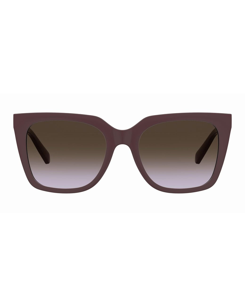 Moschino Black Mol055/Cs 0T7/Qr Sunglasses Plastic Squared Normal Shaded
