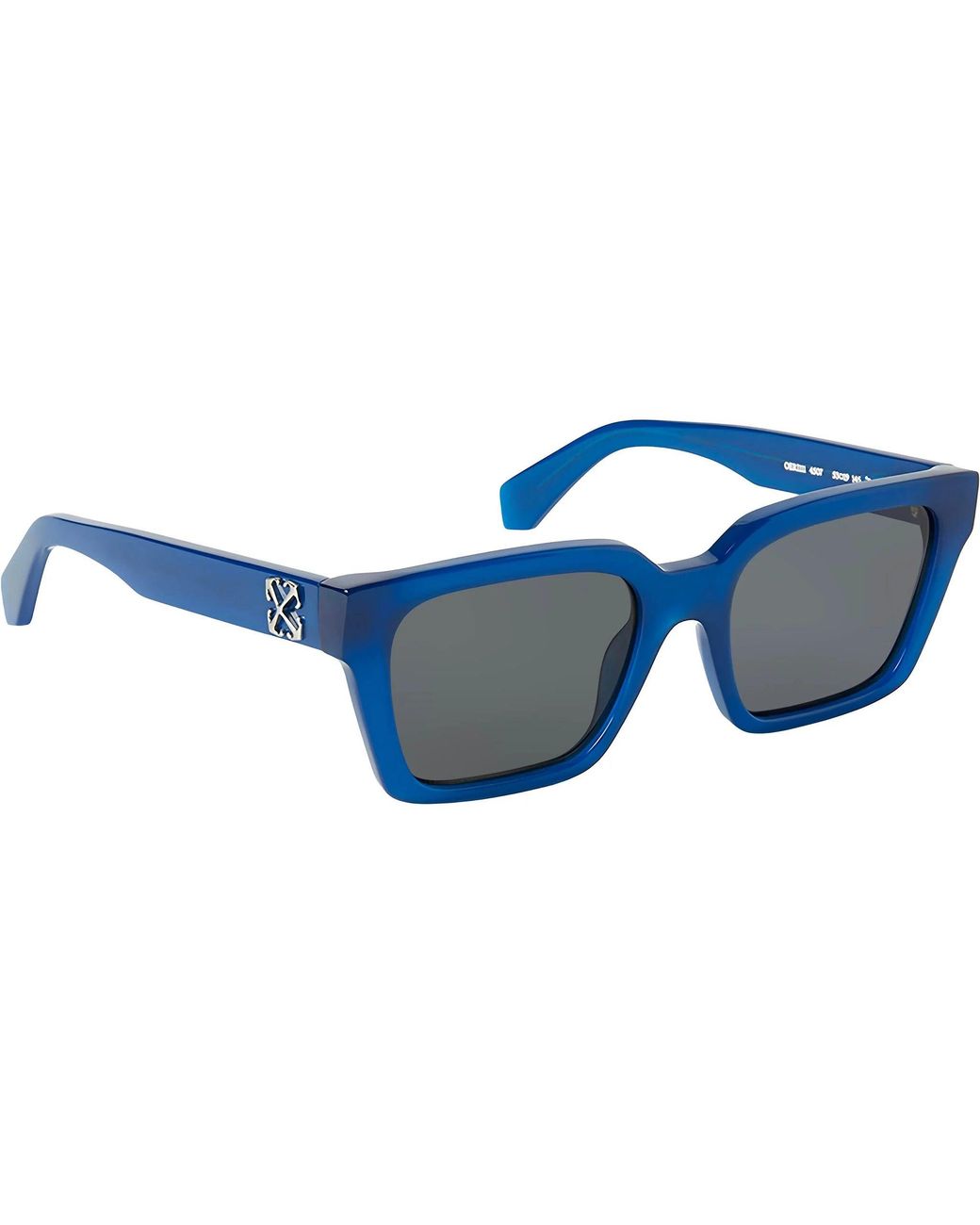 Off-White c/o Virgil Abloh Blue Oeri111 Branson 4507 Sunglasses Acetate Squared Normal