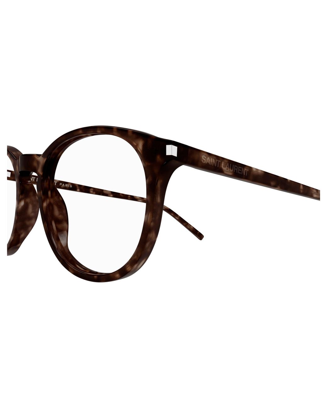 Saint Laurent Black Sl 106 018 Optical Frames Acetate Transparent Round