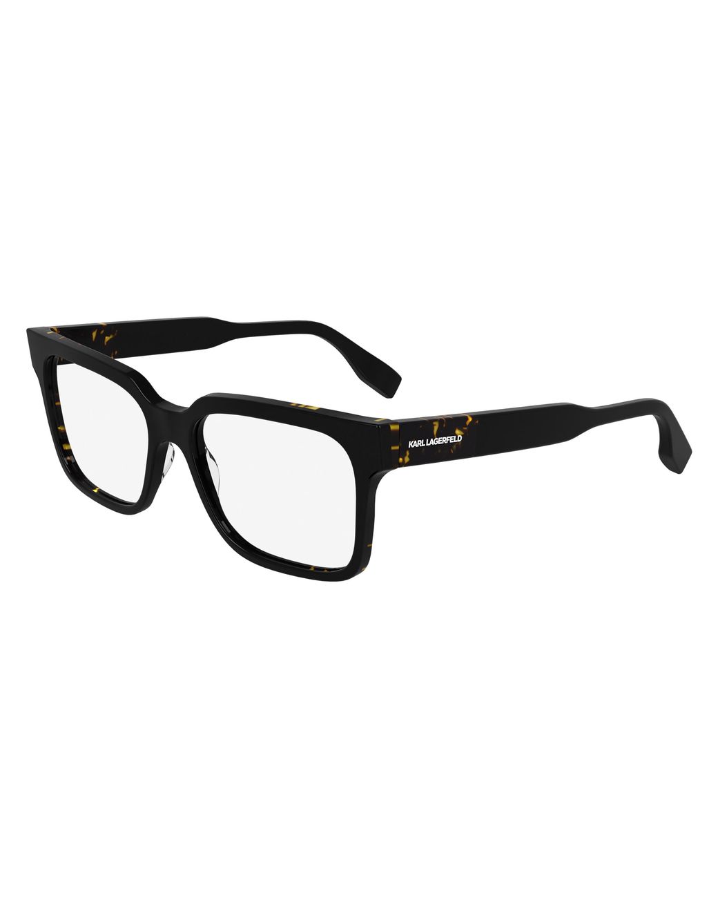 Karl Lagerfeld Black Kl6173 017 Optical Frames Acetate Squared Normal for men