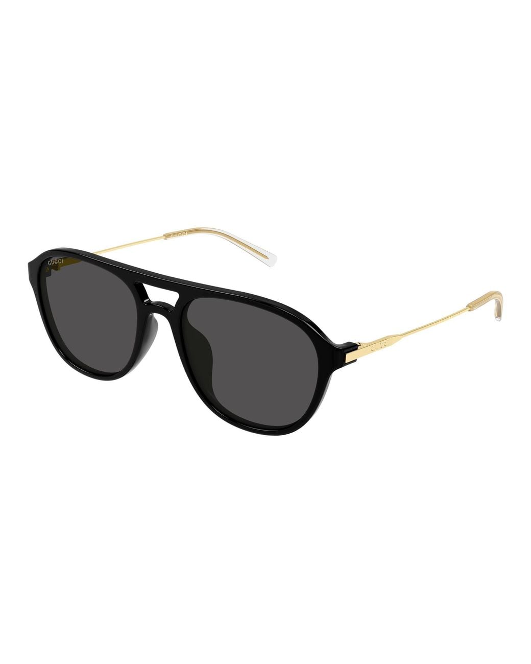 Gucci Black Gg2254Sk 001 Sunglasses Acetate Pilot for men