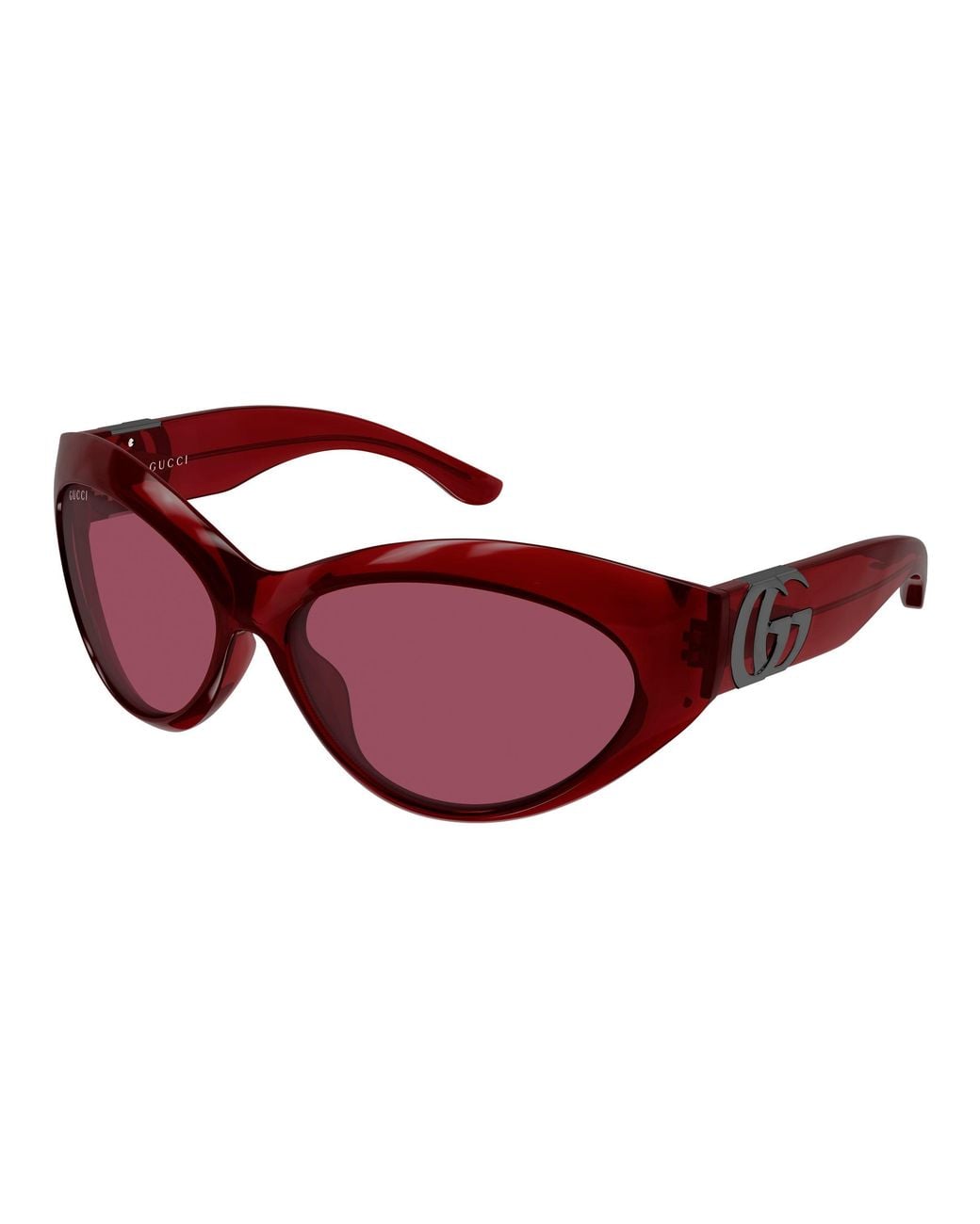 Gucci Red Gg2269S 003 Sunglasses Acetate Cat Eye