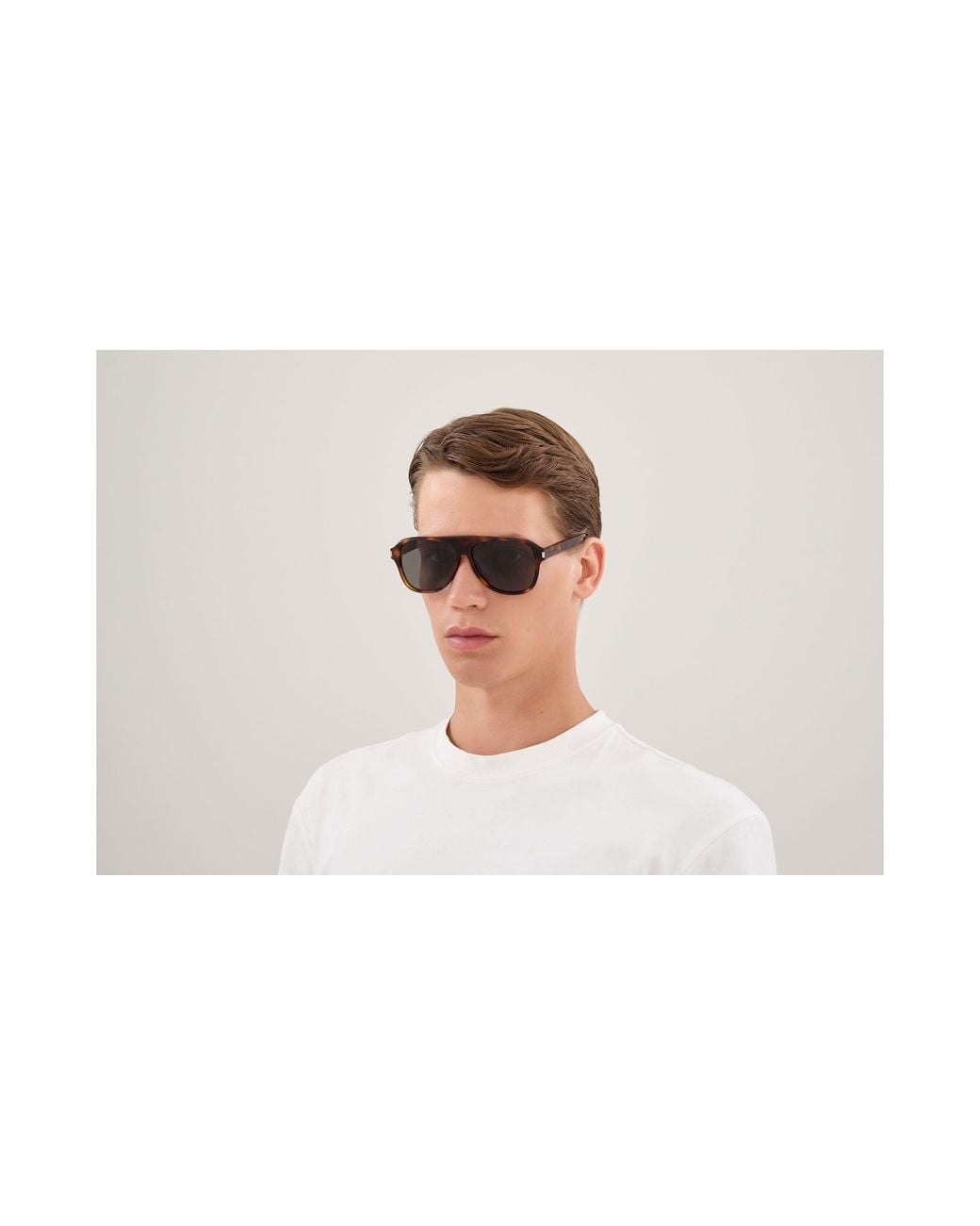 Saint Laurent Black Sl 970 003 Sunglasses Acetate Pilot for men