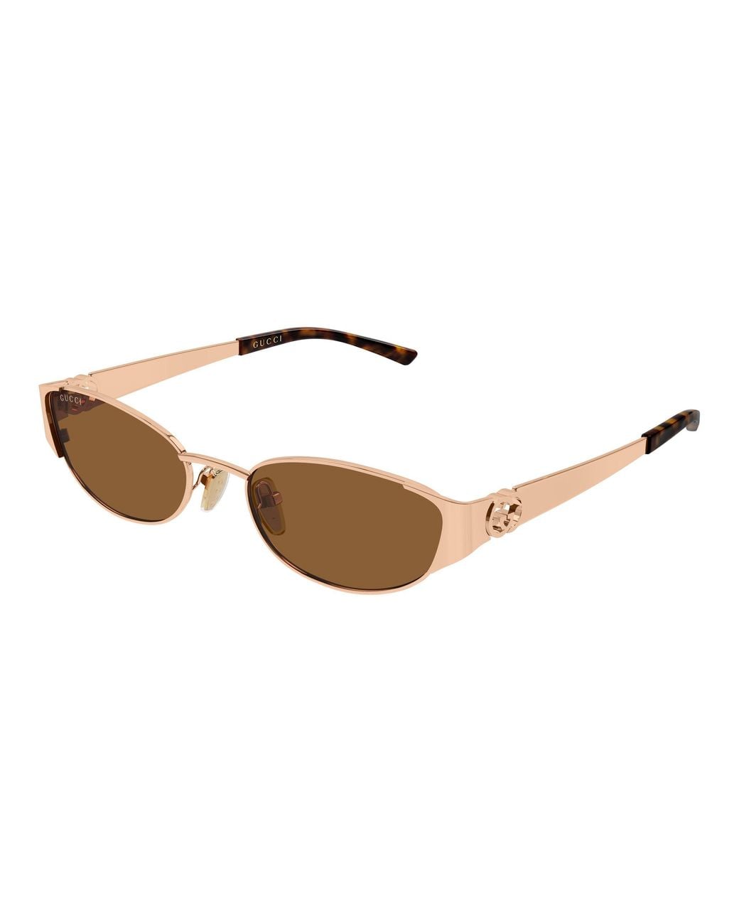 Gucci Black Gg2197S 004 Sunglasses Metal Round