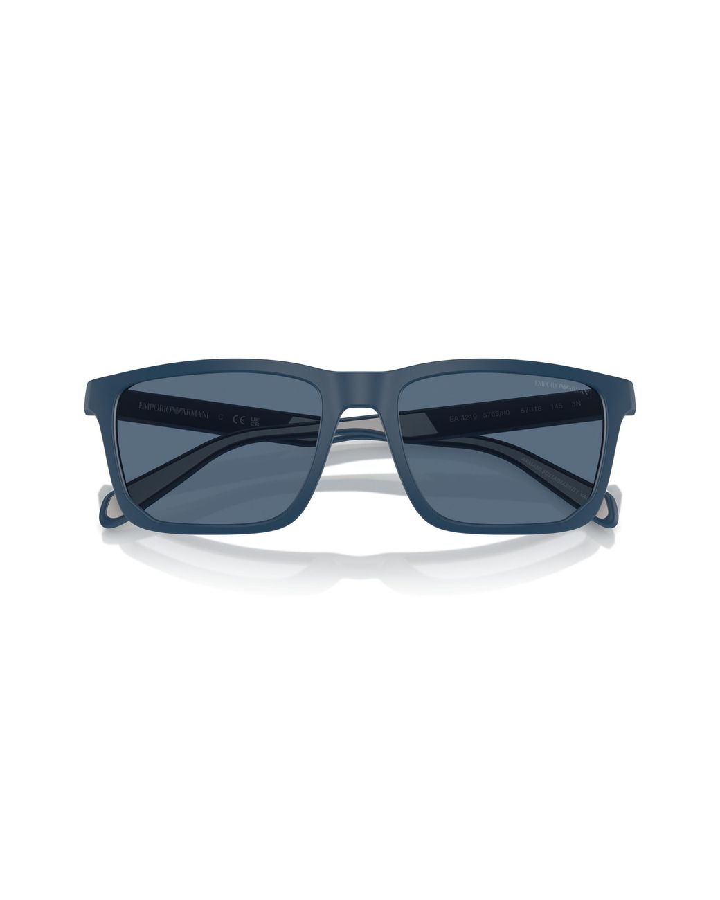 Emporio Armani Black Ea4219 576380 Sunglasses Injected Squared Normal for men
