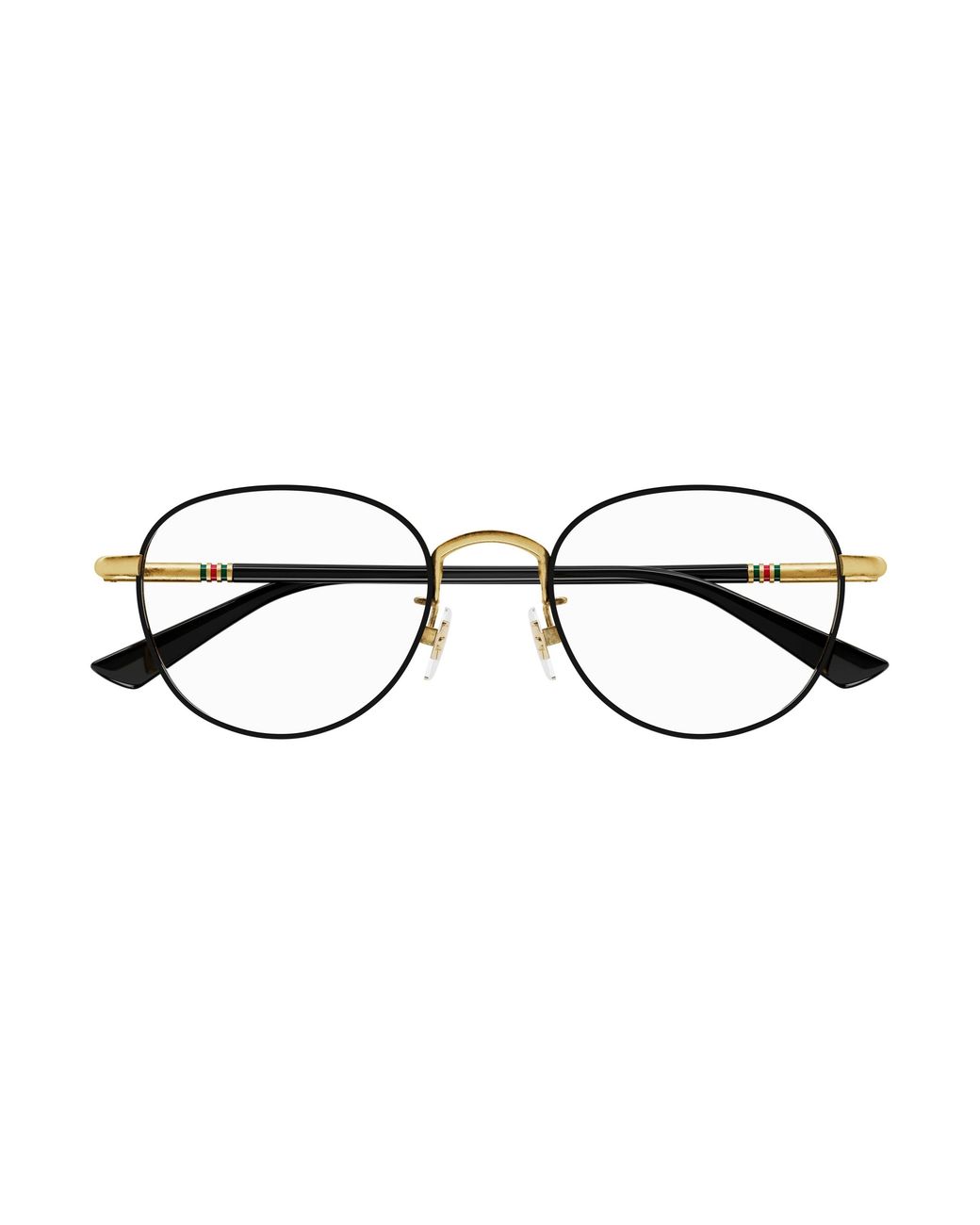 Gucci Black Gg1128Oj 002 Optical Frames Titanium Round