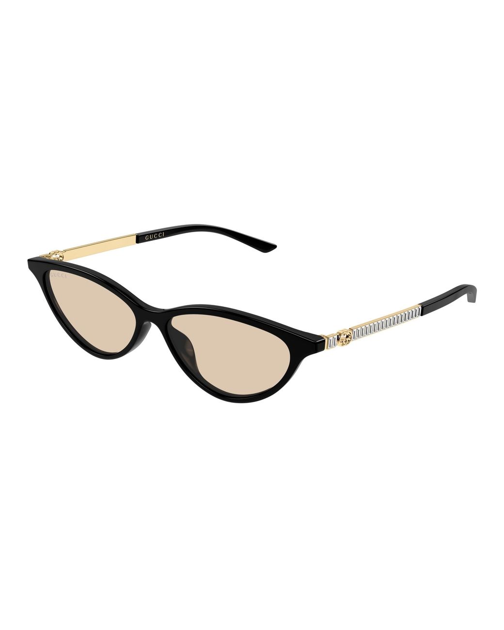 Gucci Black Gg2211S 004 Sunglasses Acetate Cat Eye