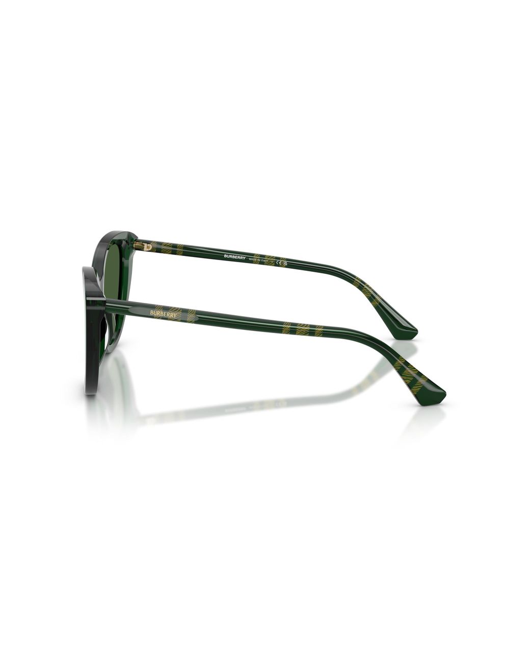 Burberry Green Be4457 416271 Sunglasses Acetate Cat Eye Normal
