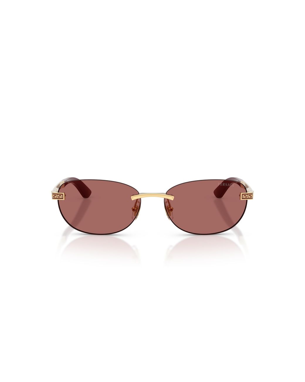 Versace Black Ve2307 152369 Sunglasses Metal Round Normal