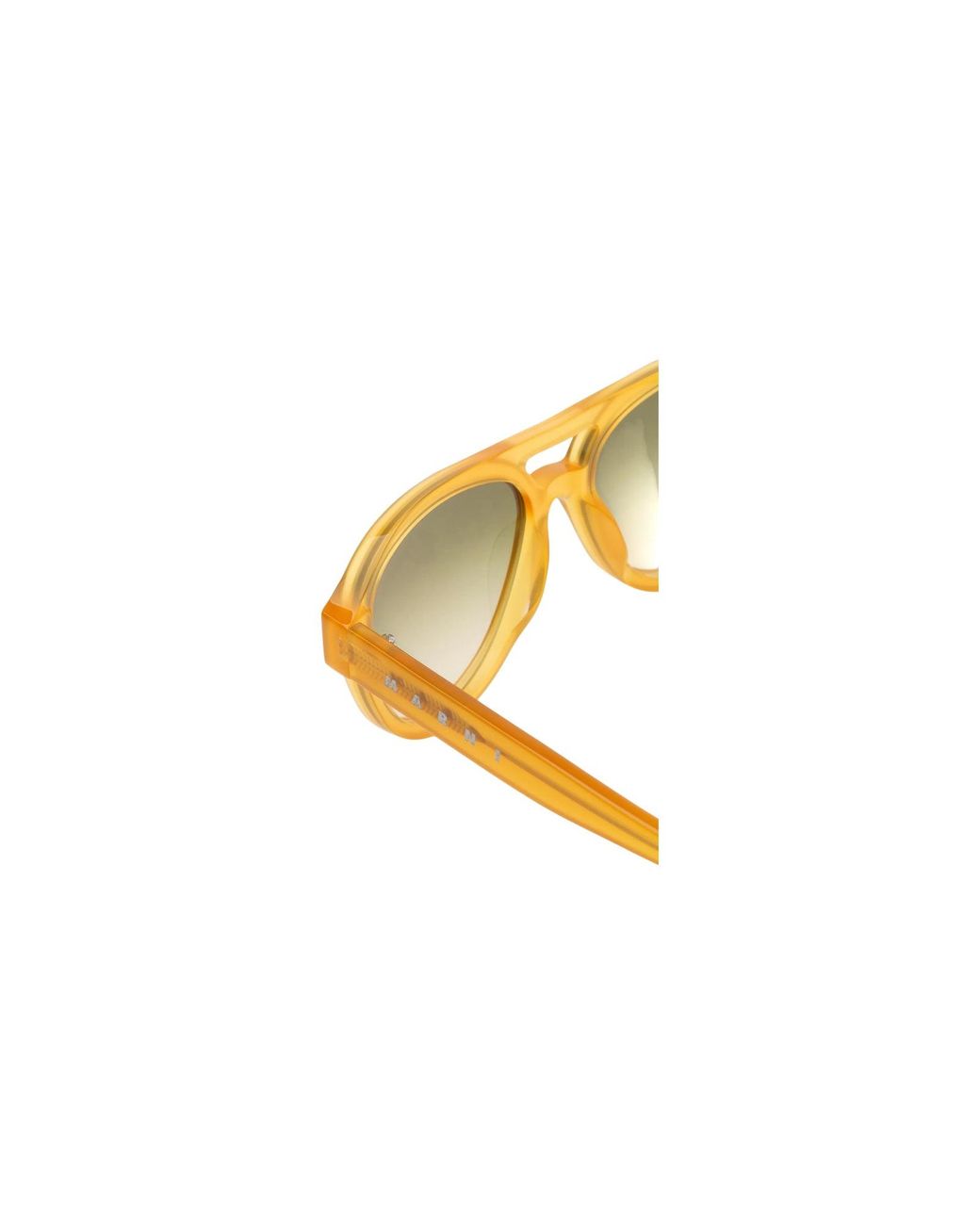 Marni Black Zav Zeanou Honey Sunglasses Acetate Pilot Normal Nuanced