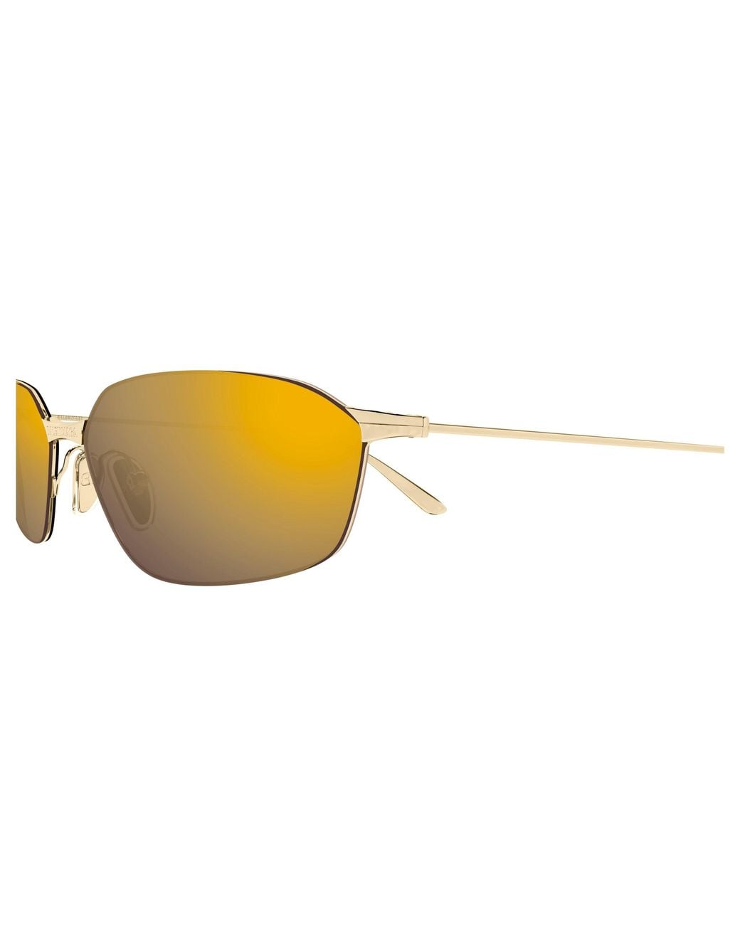 Balenciaga Black Bb0412S 004 Sunglasses Metal Geometric