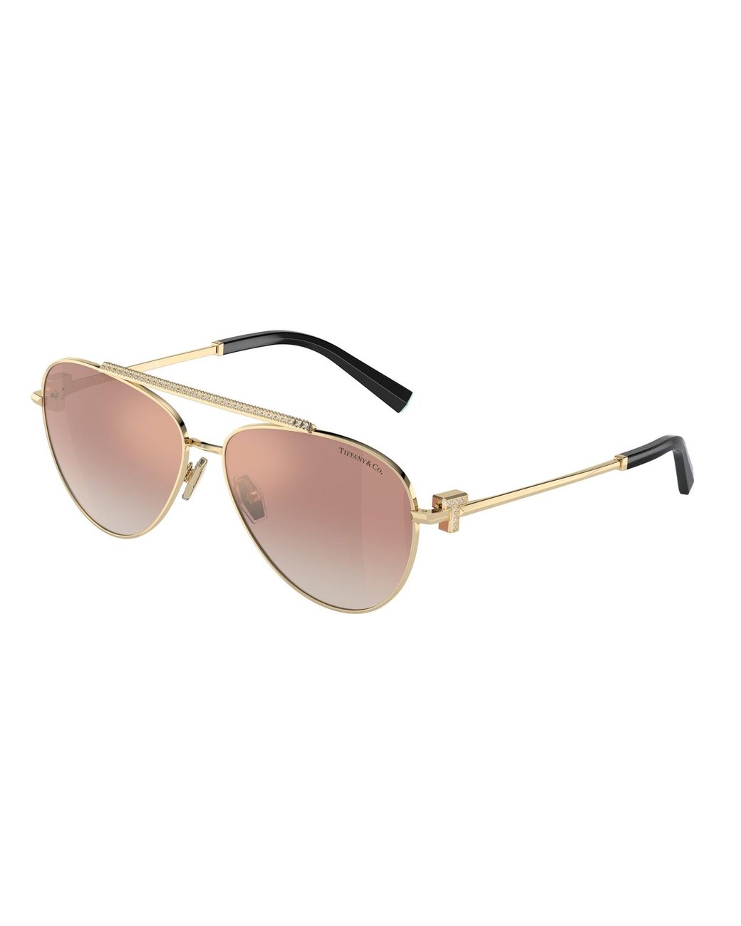 Tiffany & Co Black Tf3101B 62093N Sunglasses Steel Pilot Normal Shaded