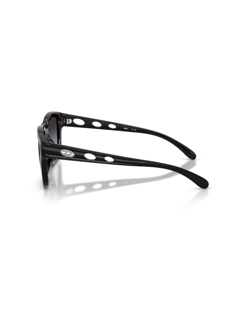 DIESEL Black Dl3006U 20018G Sunglasses Injected Squared Normal Shaded