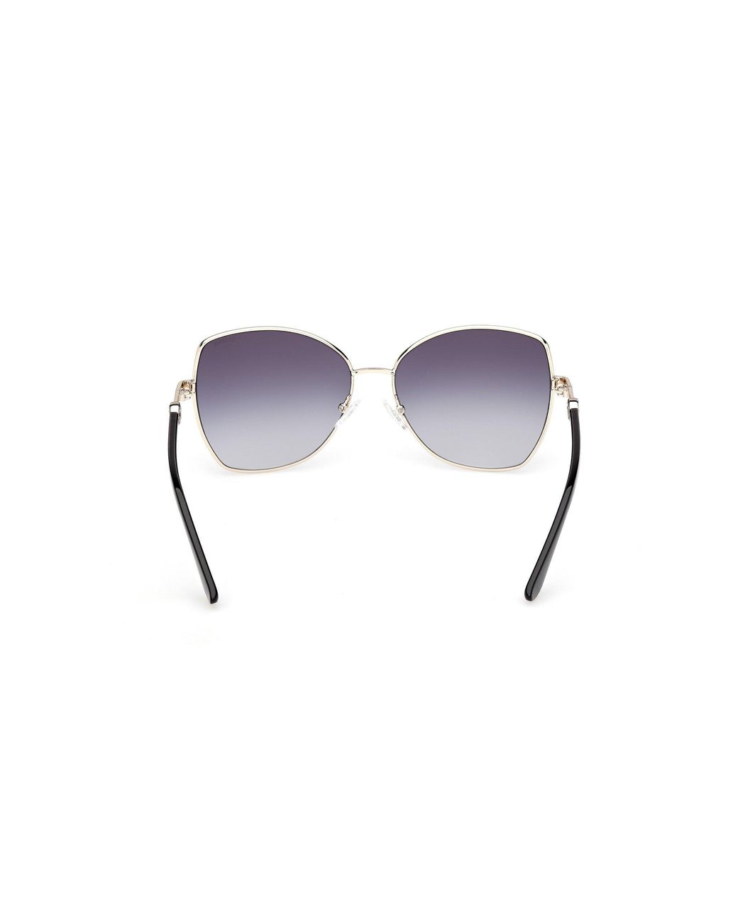 Guess Black Gu00259 01B Sunglasses Metal Smoke Butterfly Normal