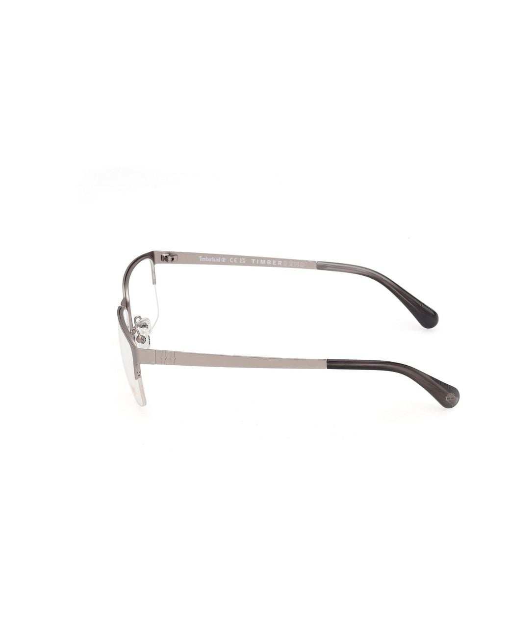 Timberland Black Tb50037 11 Optical Frames Metal Squared Normal for men