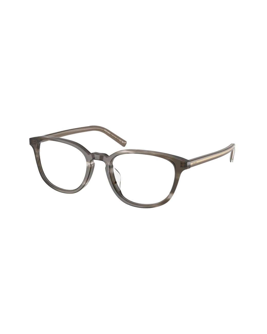 Prada Black Pr D14Vd 26O1O1 Optical Frames Acetate Transparent Pantos Normal