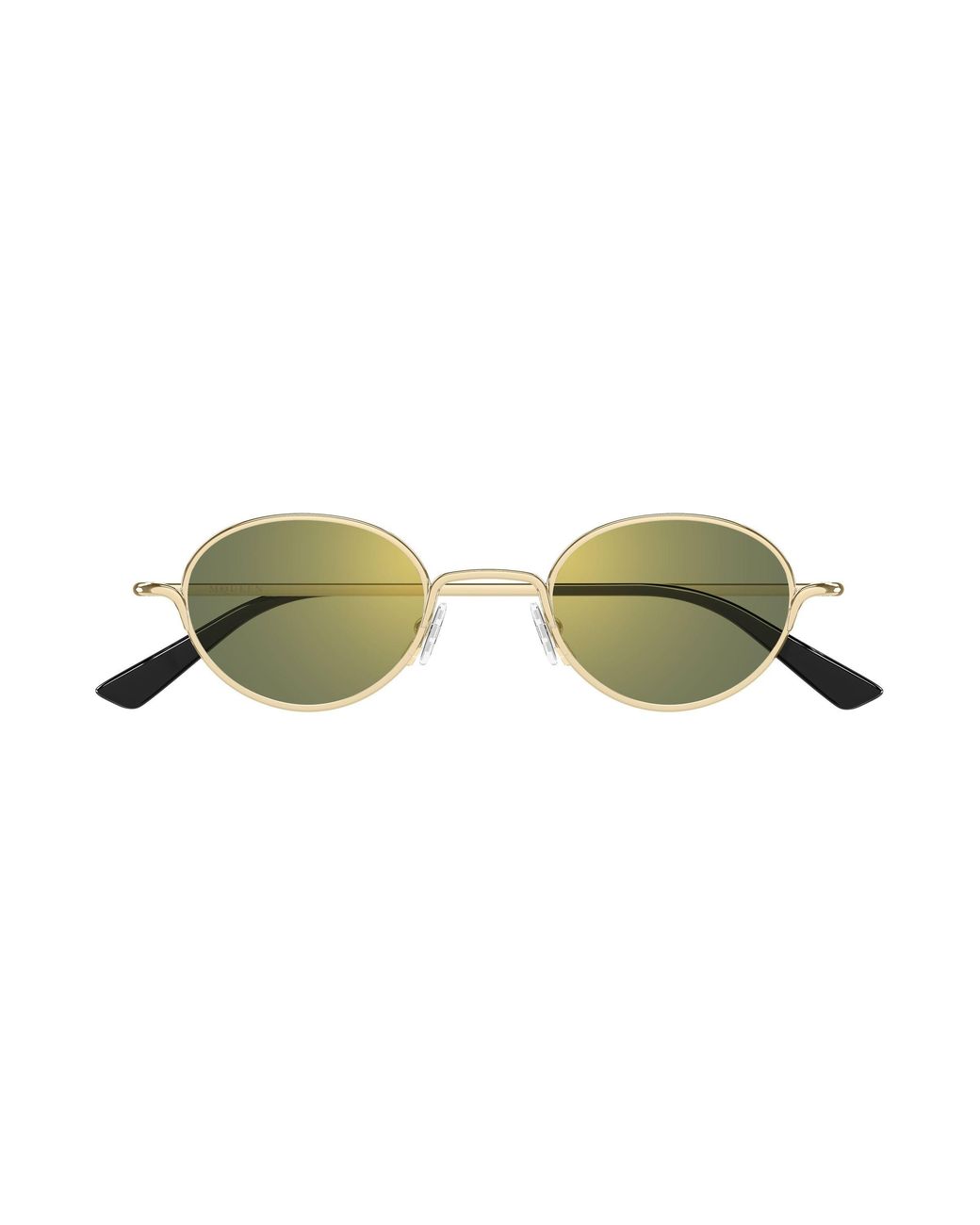 McQueen Black Am0562S 003 Sunglasses Metal Round