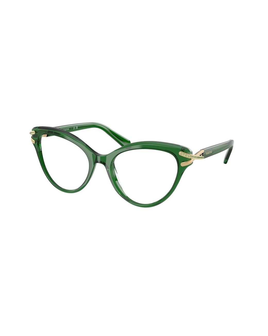 Swarovski Black Sk2030 1064 Optical Frames Acetate Cat Eye Normal