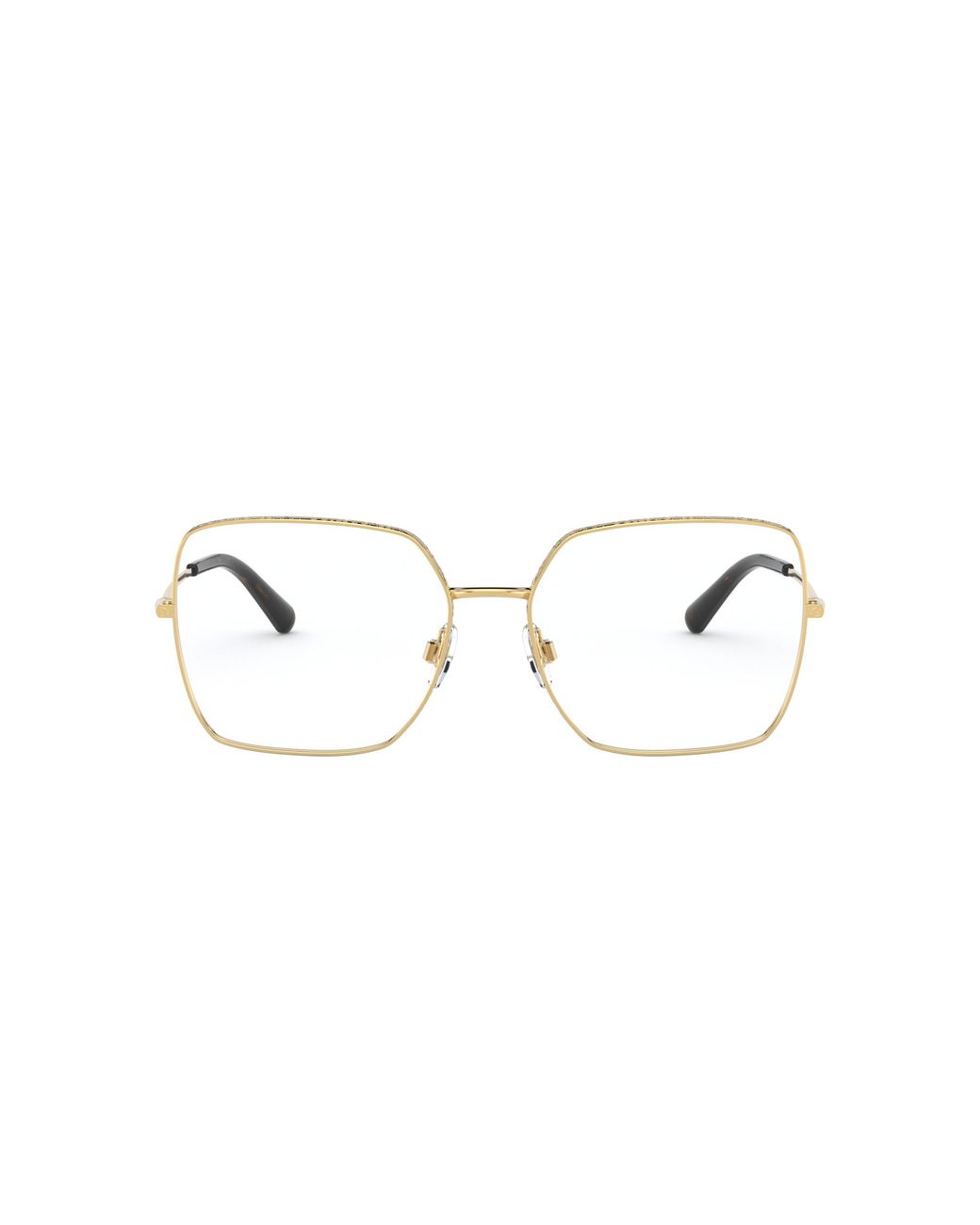 Dolce & Gabbana Black Dg1323 02 Optical Frames Metal Squared Normal