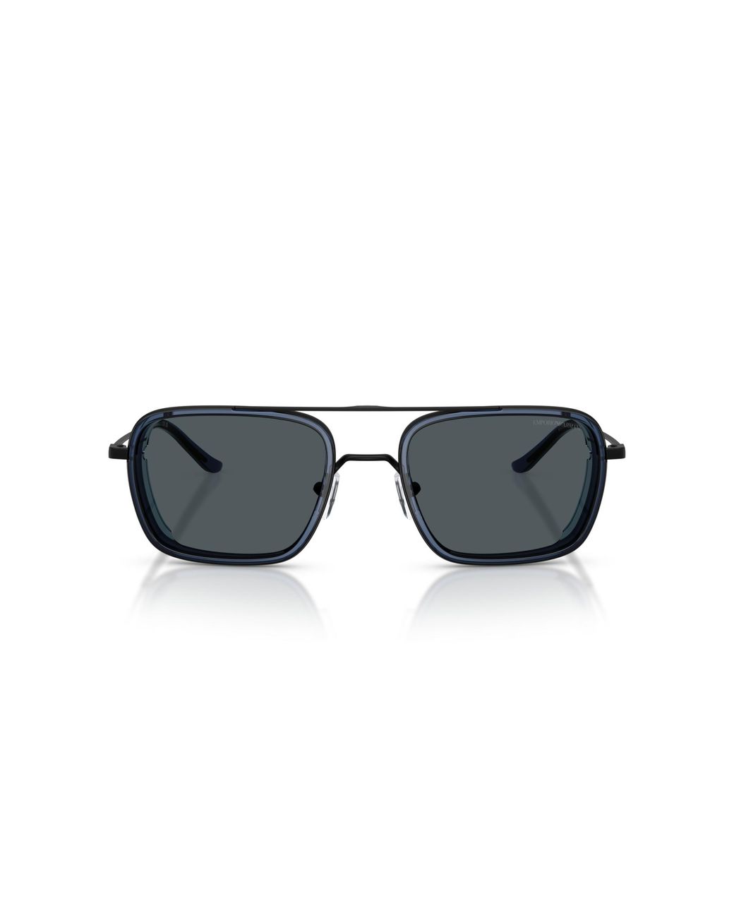 Emporio Armani Black Ea2162 300180 Sunglasses Metal Squared Normal for men