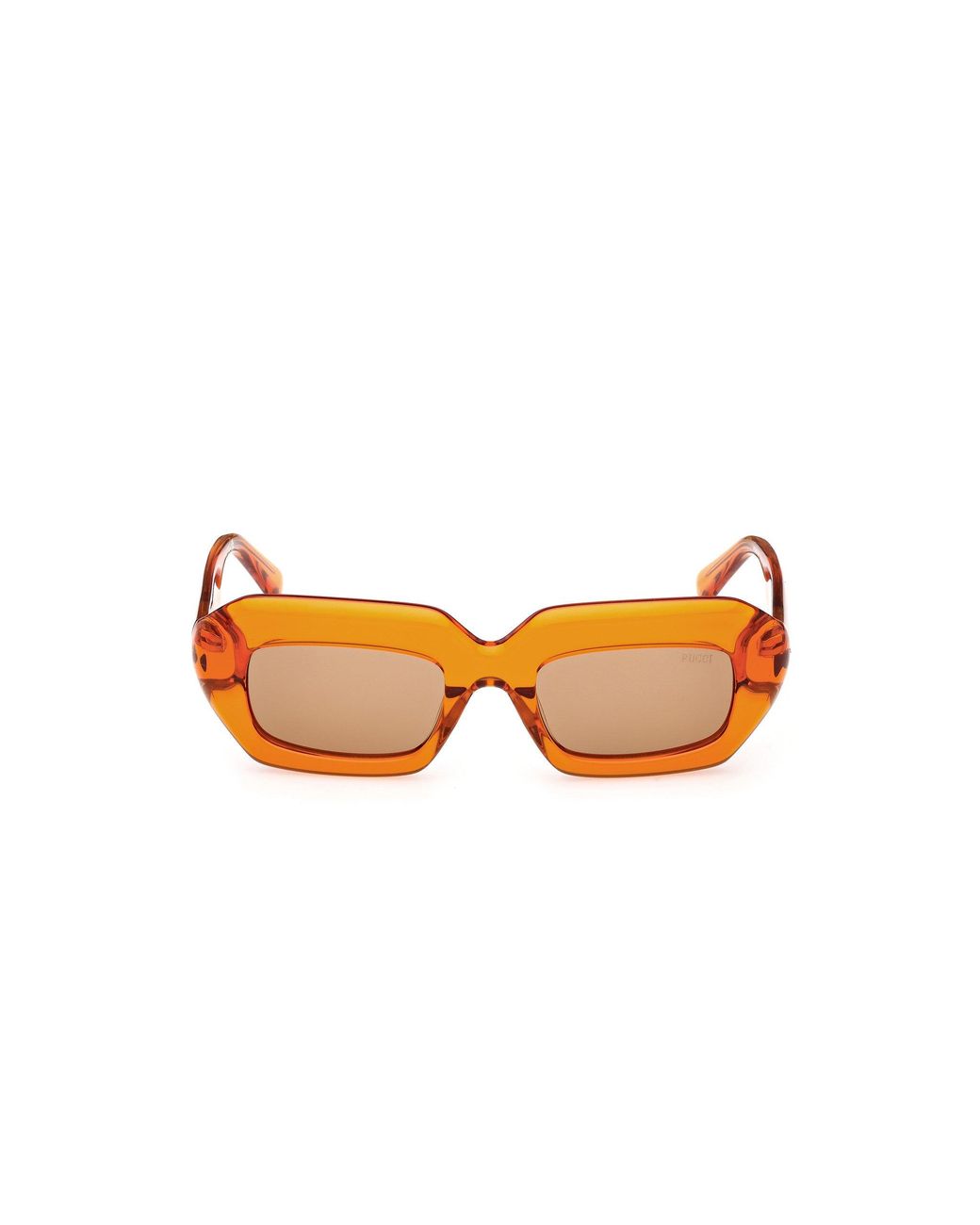 Emilio Pucci Orange Ep0245 42E Sunglasses Acetate Squared Normal