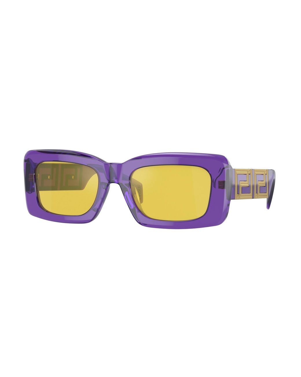Versace Black Ve4444U 5408V9 Sunglasses Acetate Squared Normal Mirror