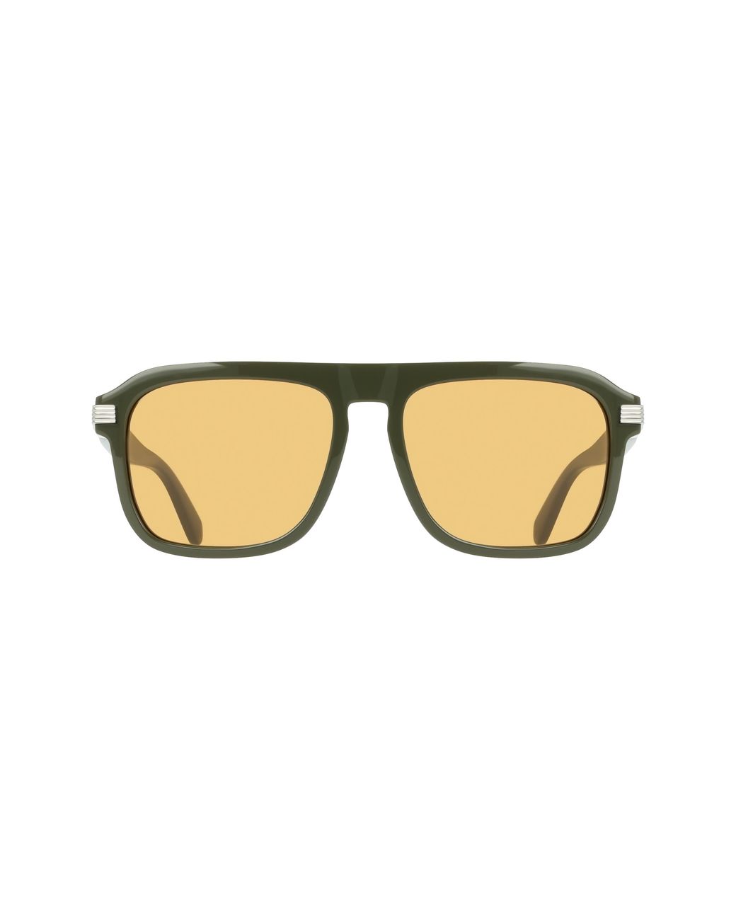 Ferragamo Black Sf2087S 320 Sunglasses Acetate Ocher Squared Normal for men