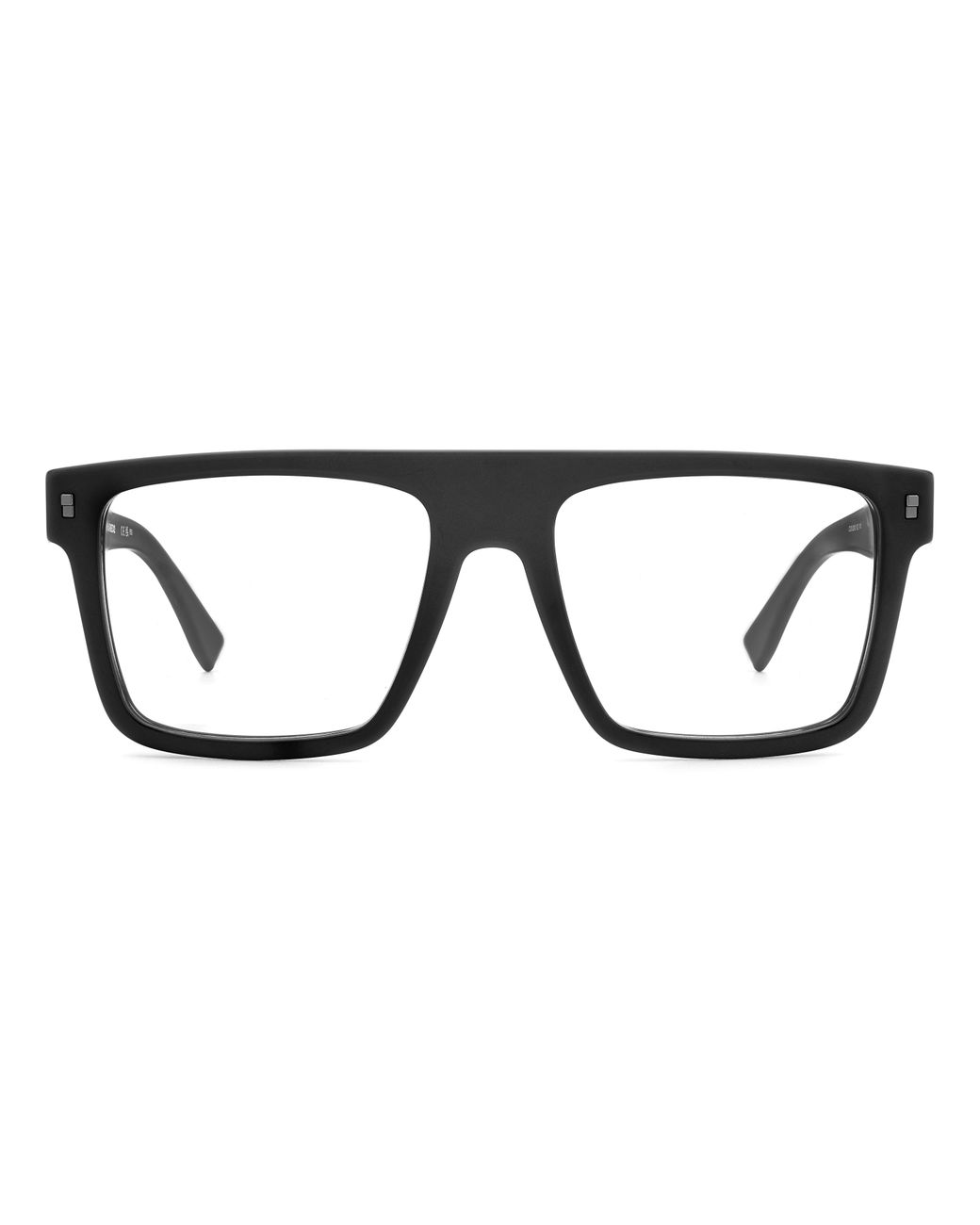 DSquared² Black Icon 0012 003 Optical Frames Acetate Squared for men
