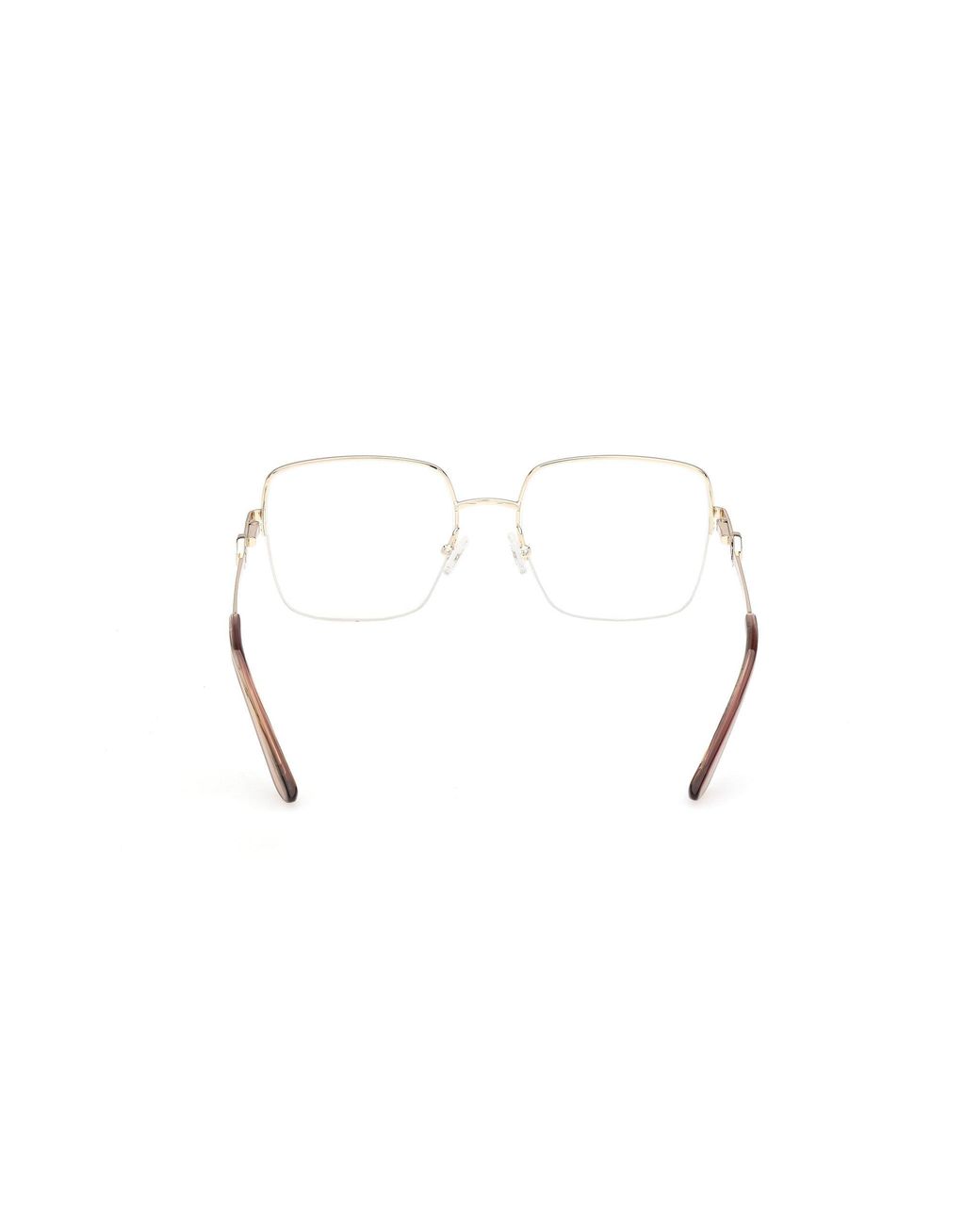 Guess Black Gu50347 059 Optical Frames Metal Squared Normal