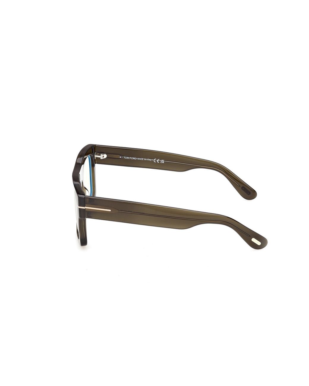 Tom Ford Black Ft5634-B 98 Optical Frames Acetate Geometric Normal for men