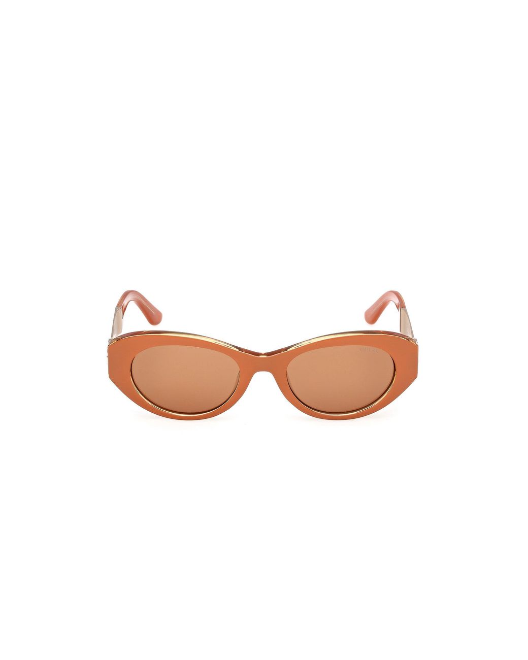 Guess Black Gu00261-H 42E Sunglasses Injected Round Normal
