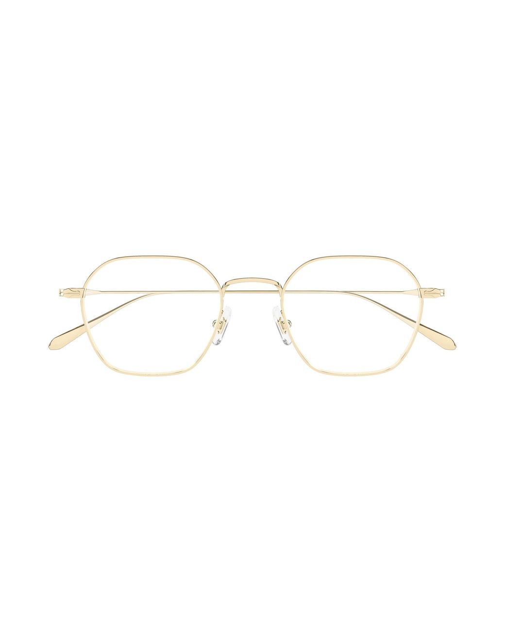 Montblanc Black Mb0472O 001 Optical Frames Metal Transparent Geometric for men