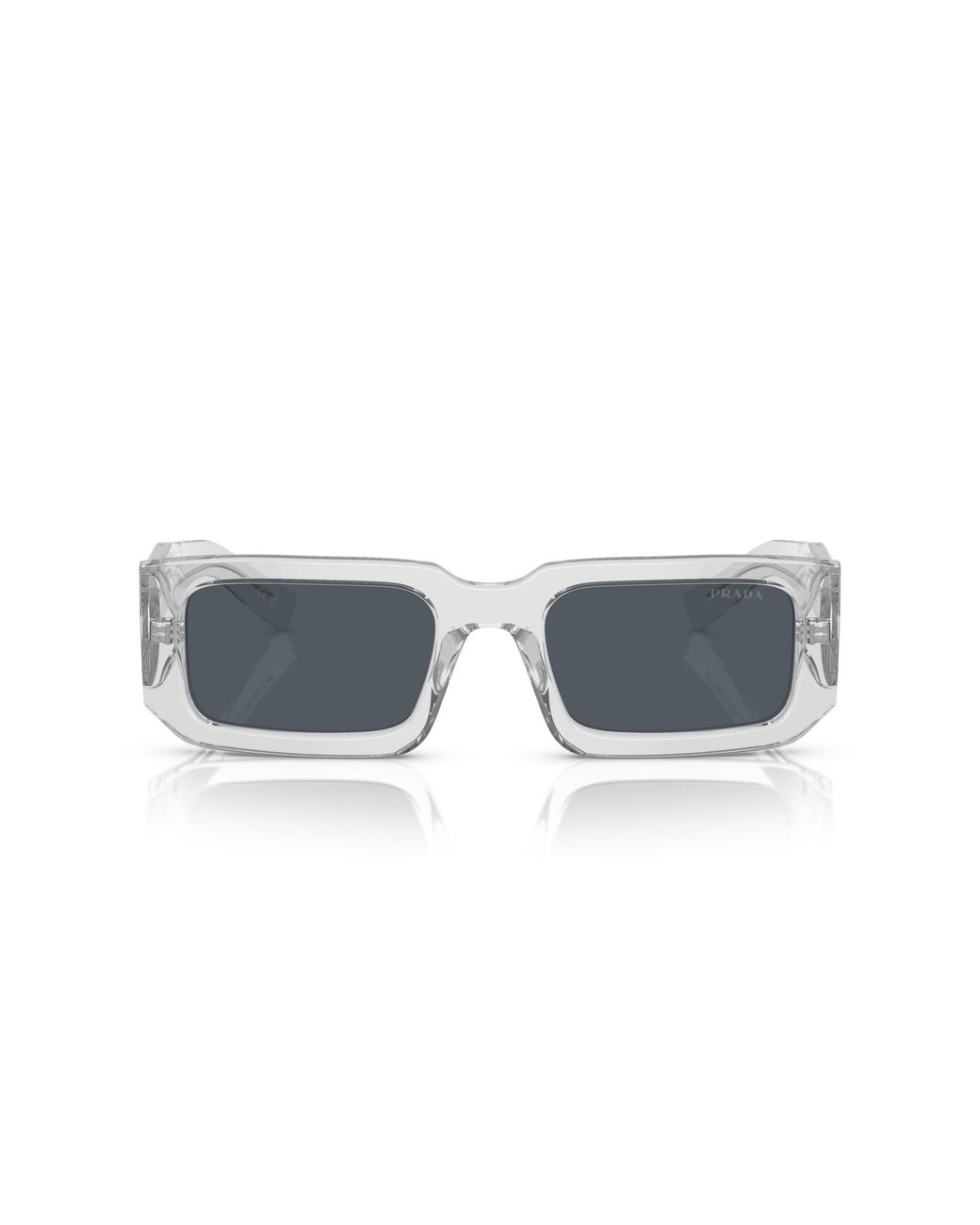Prada Black Pr 06Ys 12R09T Sunglasses Acetate Squared Normal for men