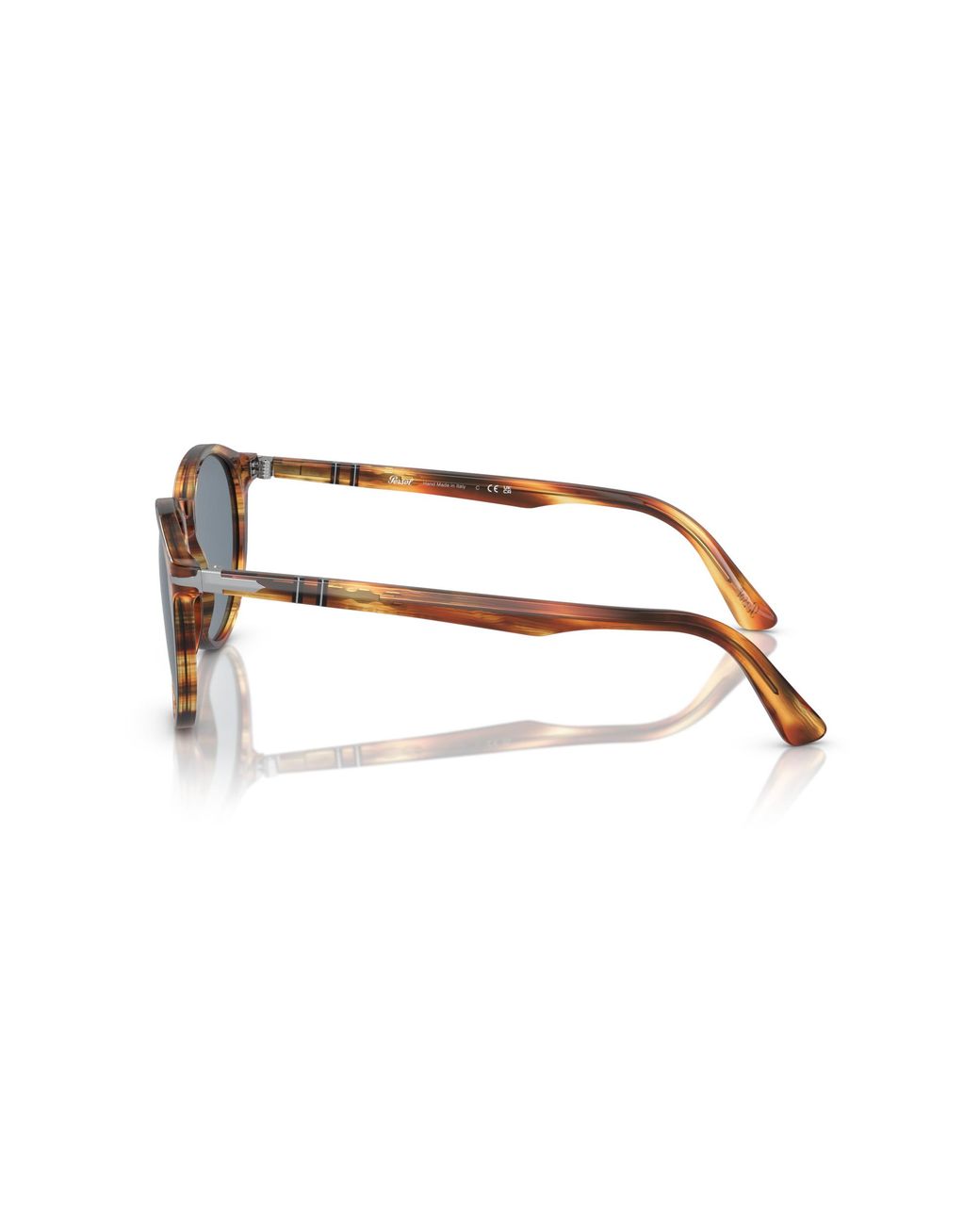 Persol Black Po3152S 904356 Sunglasses Acetate Round Normal for men