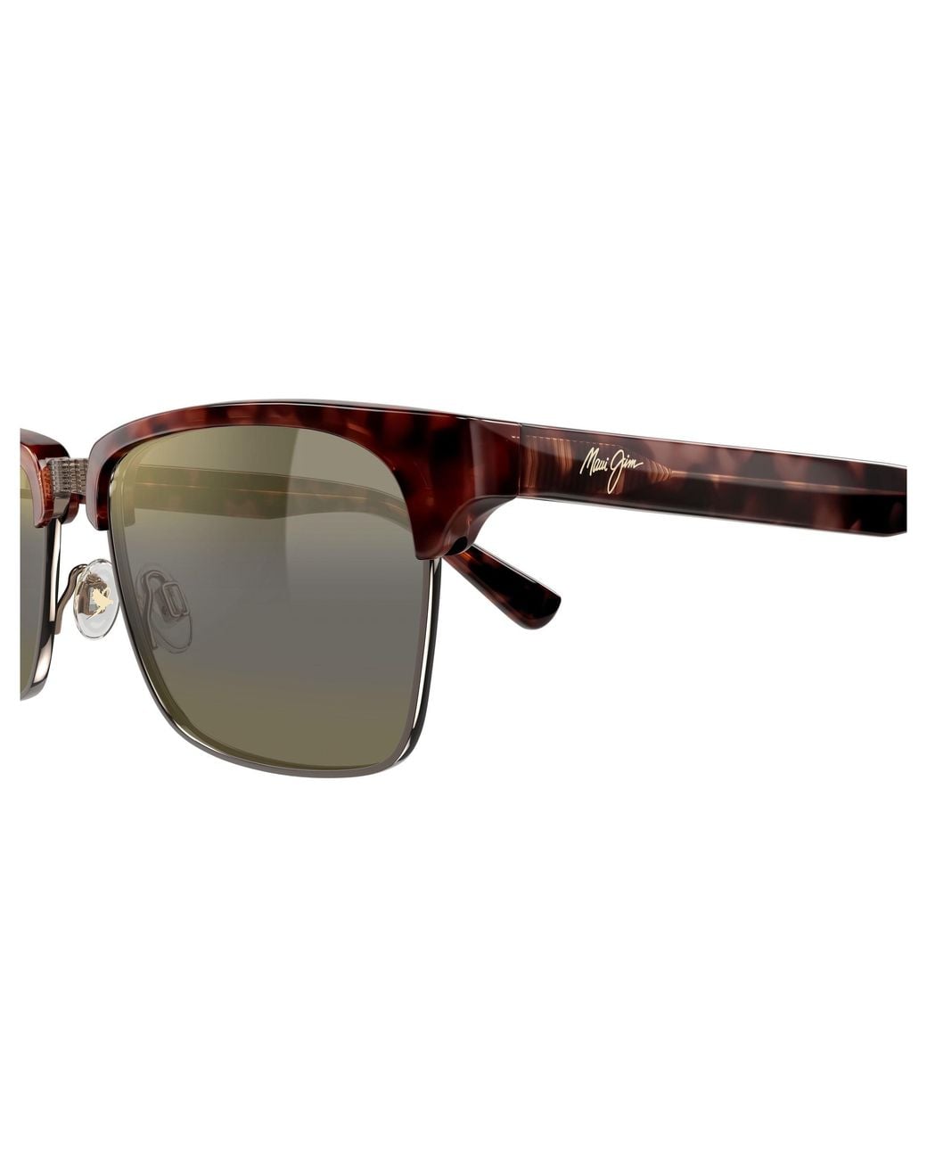 Maui Jim Black Mj0257S 002 Occhiali Da Sole Metallo Bronzo Squadrata