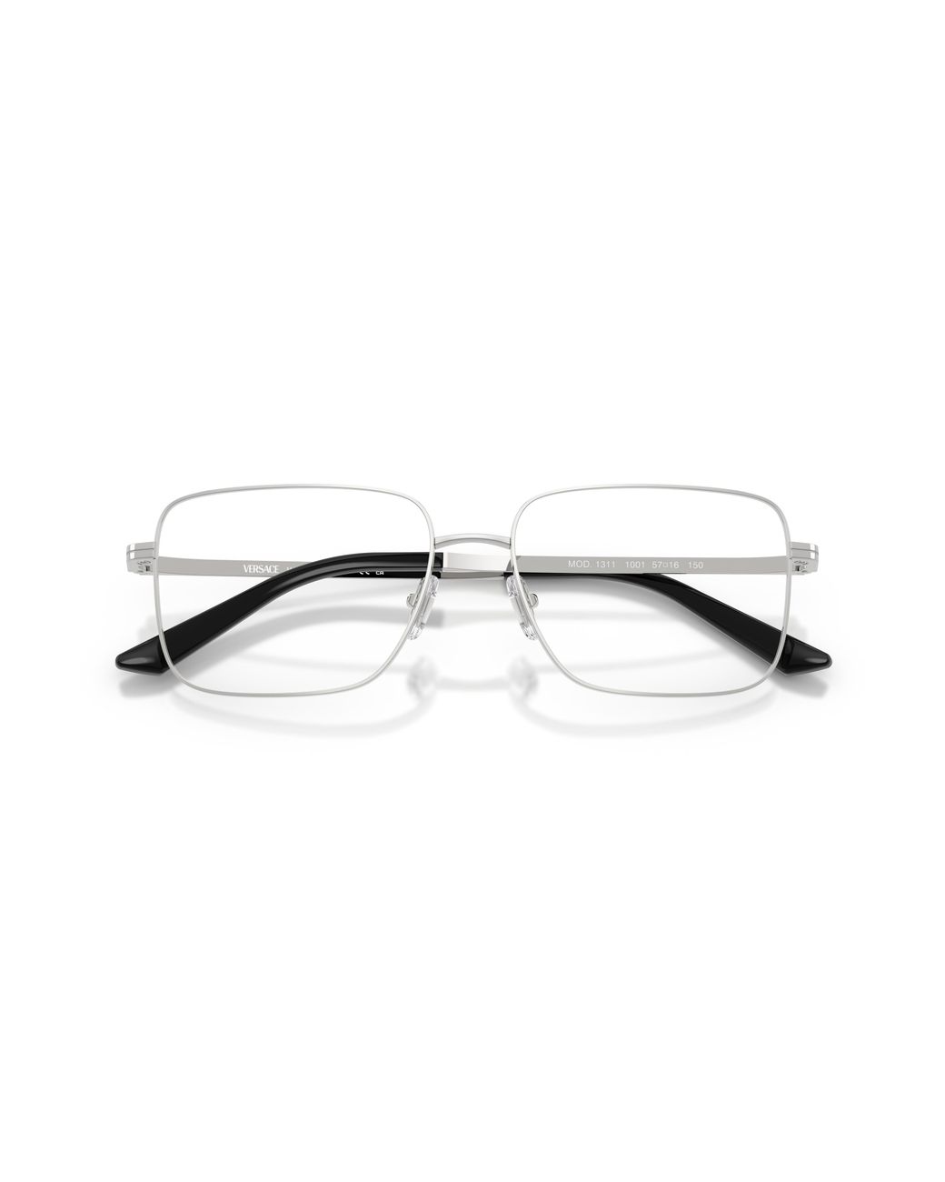 Versace Black Ve1311 1001 Optical Frames Metal Pillow Normal for men