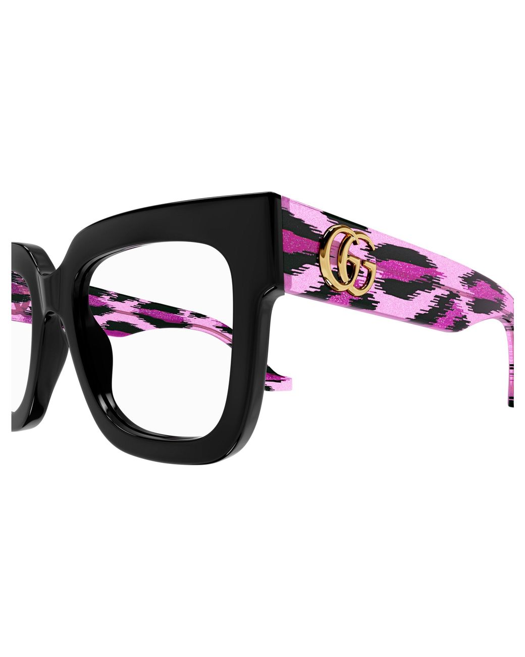 Gucci Black Gg1549O Thick Rim Square Frames