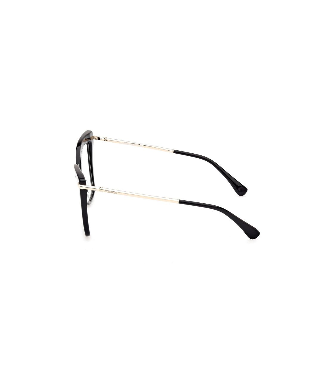 Max Mara Black Mm5144 001 Optical Frames Acetate Butterfly Normal