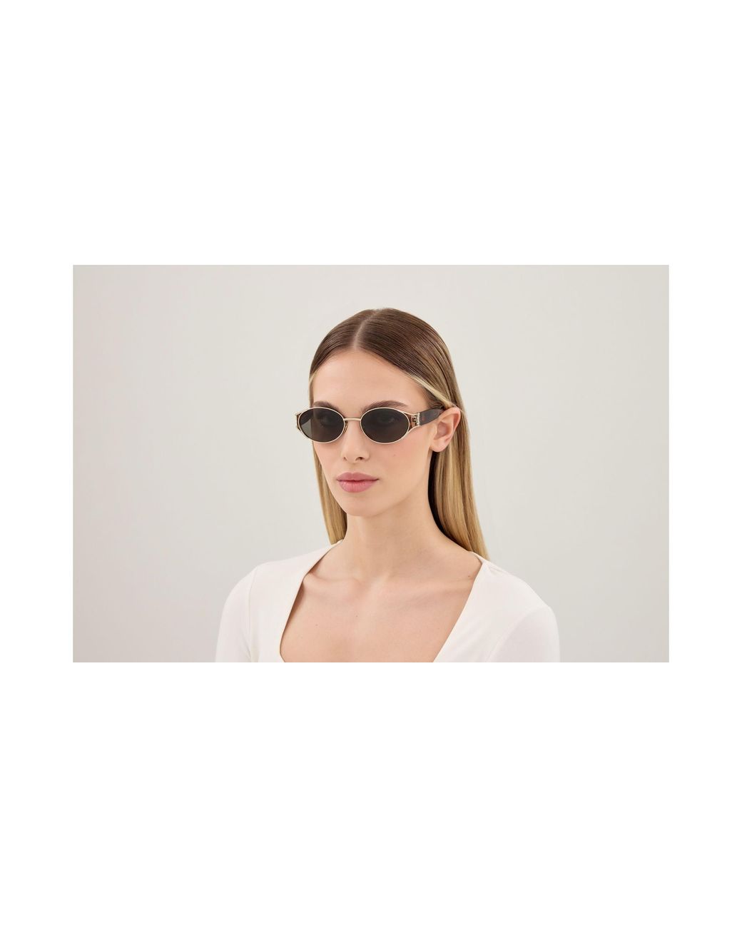Saint Laurent Black Sl M919 003 Sunglasses Metal Round